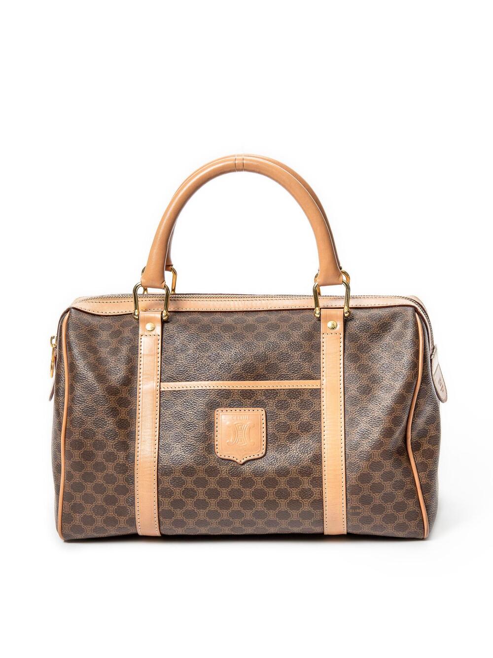 Celine Vintage Duffle Bag Macadam #287118C61B